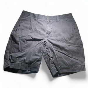 Polo by Ralph Lauren Flat Front Chino Shorts, Solid Blue, 38" Waist, (P090223-3)